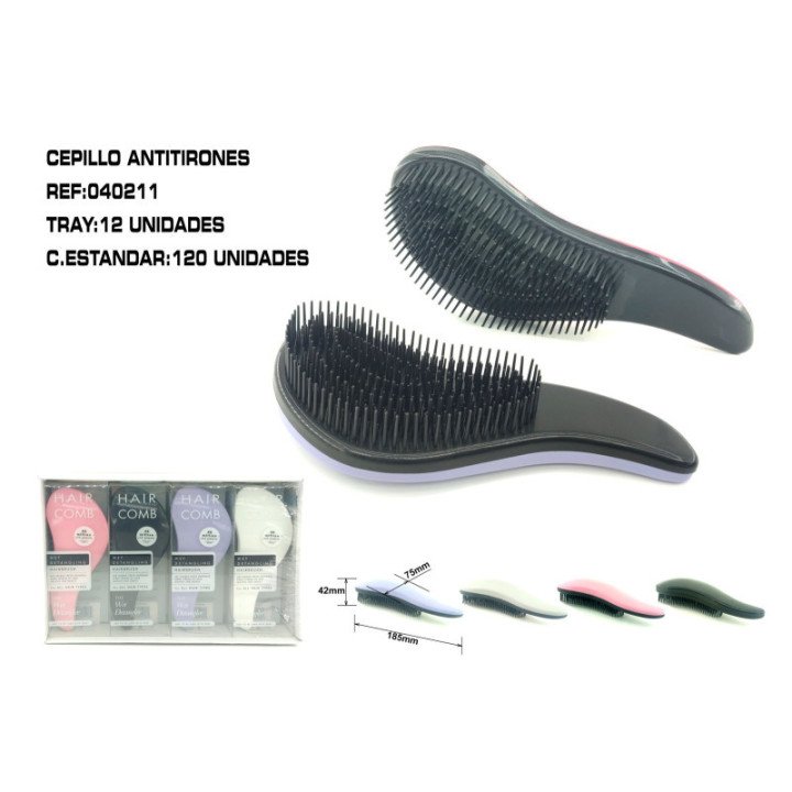 040211 : CEPILLO DE PELO DESENREDAR 120/C