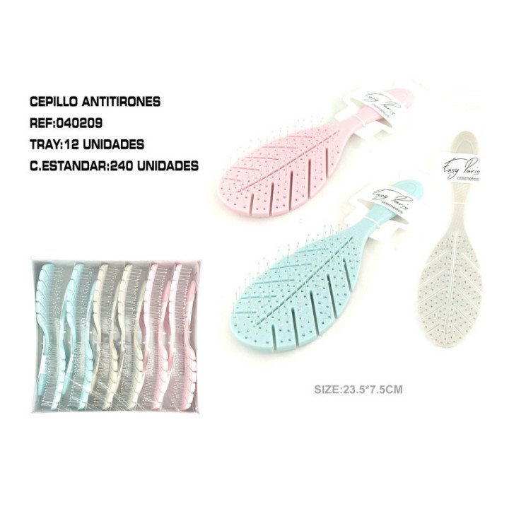 040209 : CEPILLO ANTIENREDOS 23.5*7.5CM 12/U 240/C