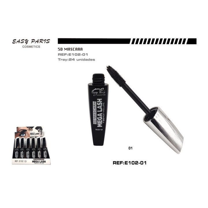 E102-01 : MASCARA DE PESTAÑAS 5D MEGA LASH 24/U 288/C