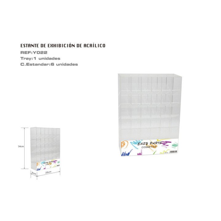 Y022 : EXP.LAPIZ METRAQUILATO 34*9*25CM VACIO