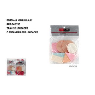 042135 : JGO.10 ESPONJAS MAQUILLAR 12/U 288/C