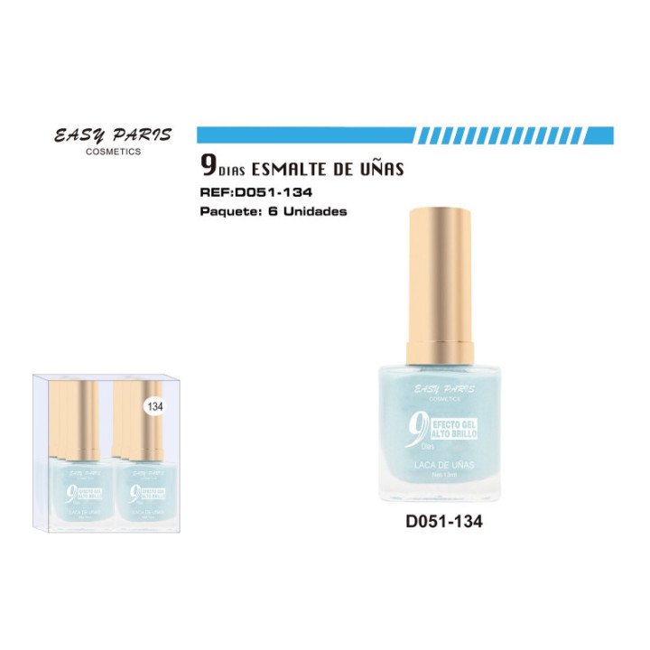 D051-134 : LACA DE UÑAS 9 DIAS 6/U 144/U