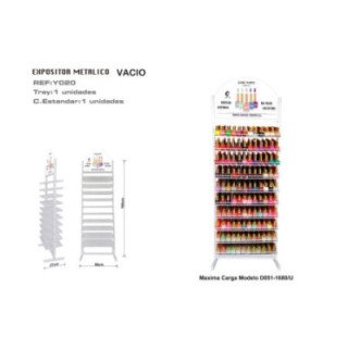 Y020-01 : EXP.METAL BLANCO D051 VACIO 37*58*190CM