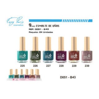 D051-B43 : LACA DE UÑAS 9 DIAS 288/U