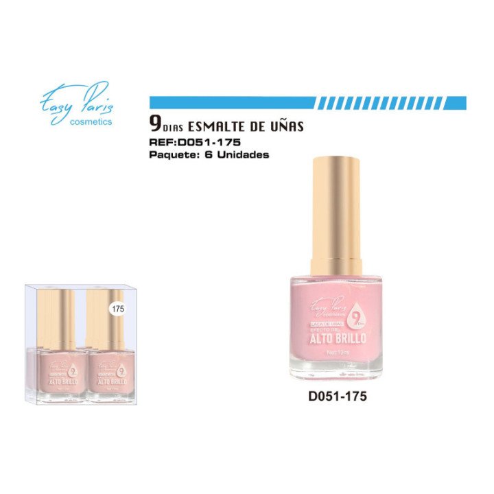 D051-175 : LACA DE UÑAS 9 DIAS 6/U 144/U
