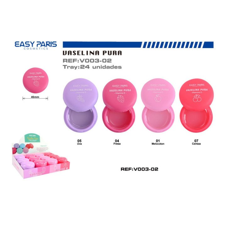 V003-02 : VASELINA PURA+VIT E C/AROMA 576/U