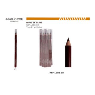 L033-03 : LAPIZ DE CEJAS MARRON OSCURO MINA DURA 288/U