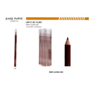 L033-09 : LAPIZ DE CEJAS MARRON BURDEO MINA DURA 288/U