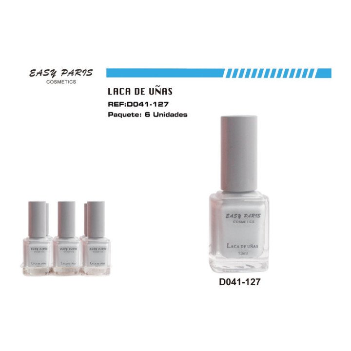 D041-127 : LACA DE UÑAS GRIS 144/U