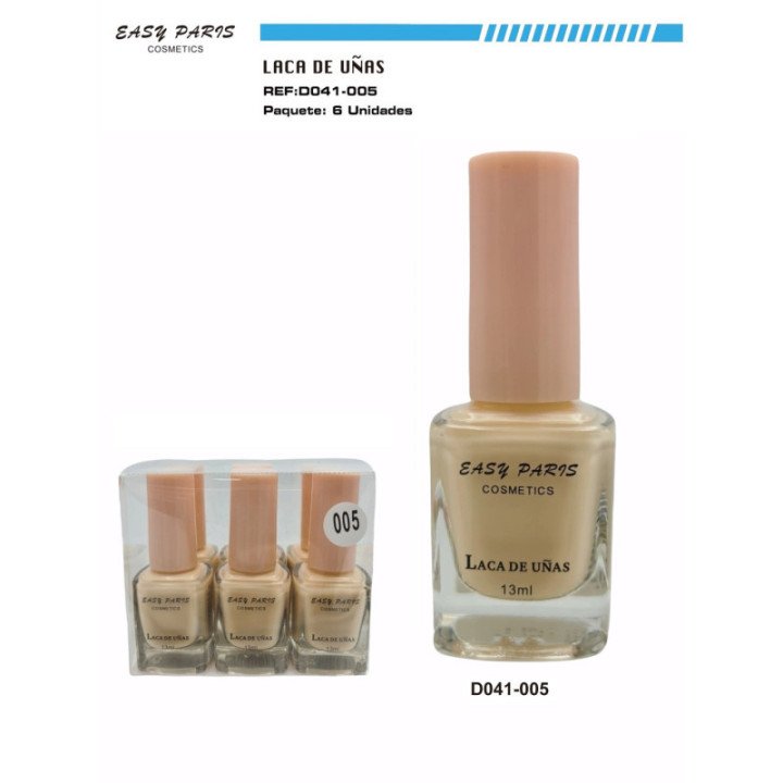 D041-005 : LACA DE UÑAS ROSA SUAVE 144/U