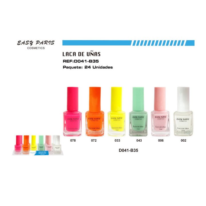 D041-B35 : LACA DE U?AS BANDEJA 288/C