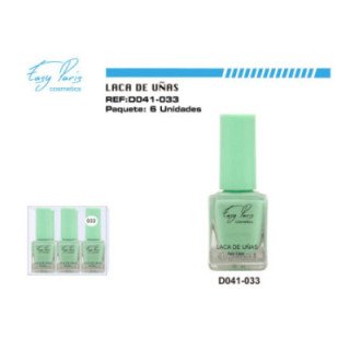 D041-033 : LACA DE UÑAS VERDE PASTEL 144/U