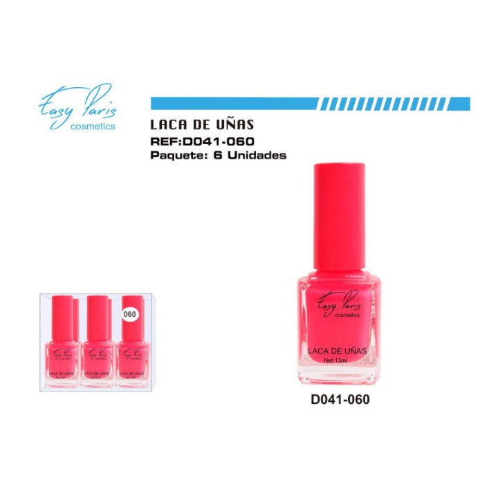 D041-060 : LACA DE UÑAS EASY PARIS 144/U