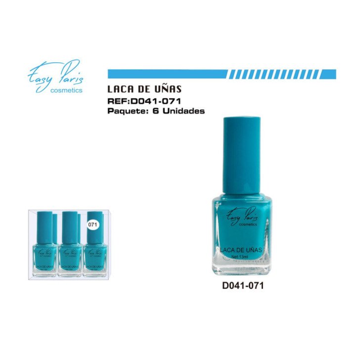D041-071 : LACA DE UÑAS EASY PARIS 144/U