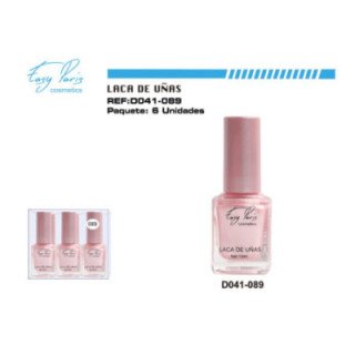 D041-089 : LACA DE UÑAS ROSA PERLA 144/U
