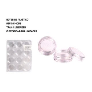 0414055 : CAJITA DE TARROS PLASTICOS 204/C