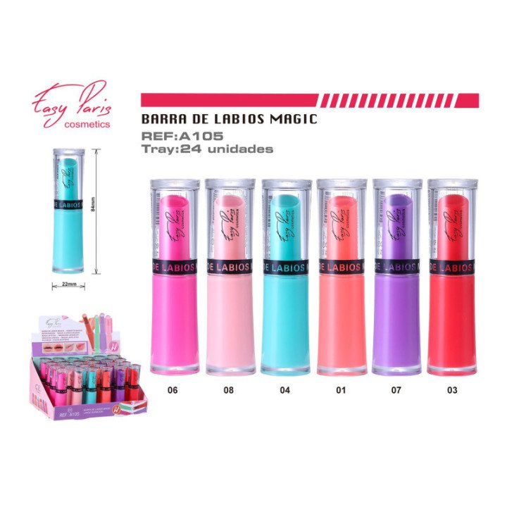 A105-01 : BARRA DE LABIOS 24H MAGICO 288/U