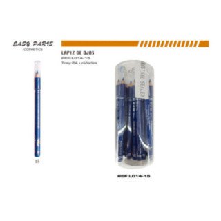 L014-15 : LAPIZ CORTO DE MADERA AZUL ZAFIRO 288/U