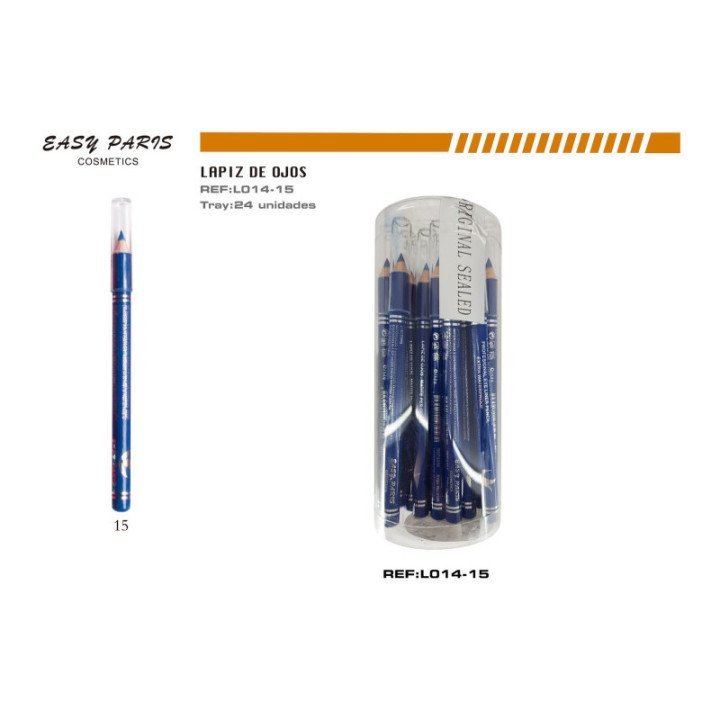 L014-15 : LAPIZ CORTO DE MADERA AZUL ZAFIRO 288/U