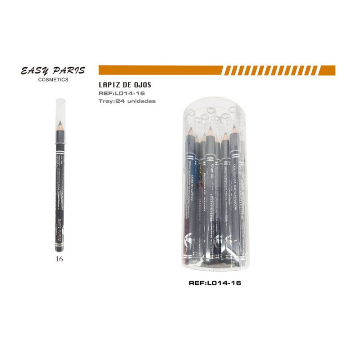 L014-16 : LAPIZ CORTO DE MADERA GRIS 288/U