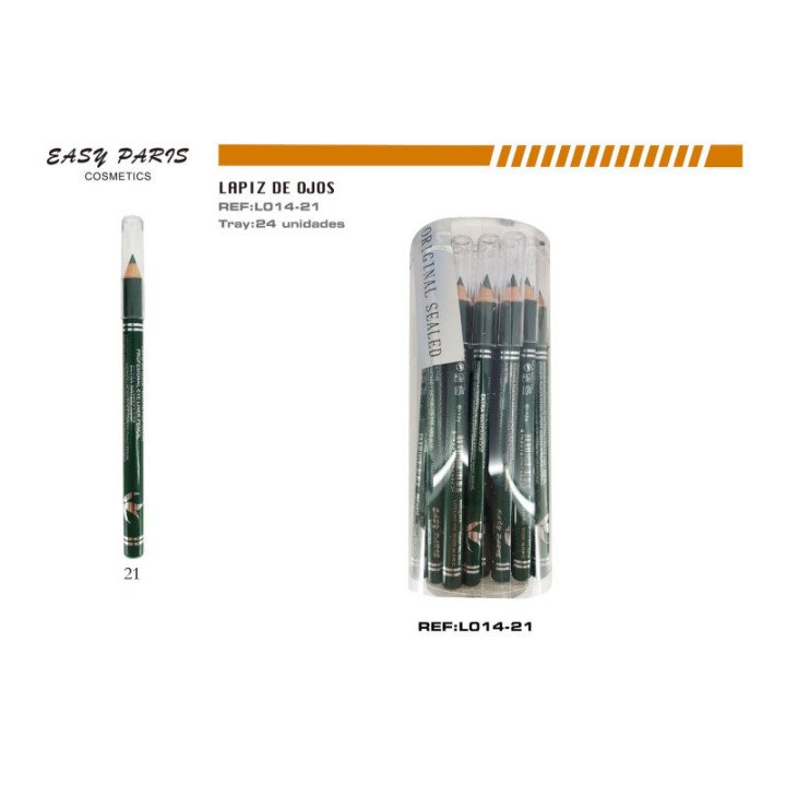 L014-21 : LAPIZ CORTO VERDE ESMERALDA 288/U