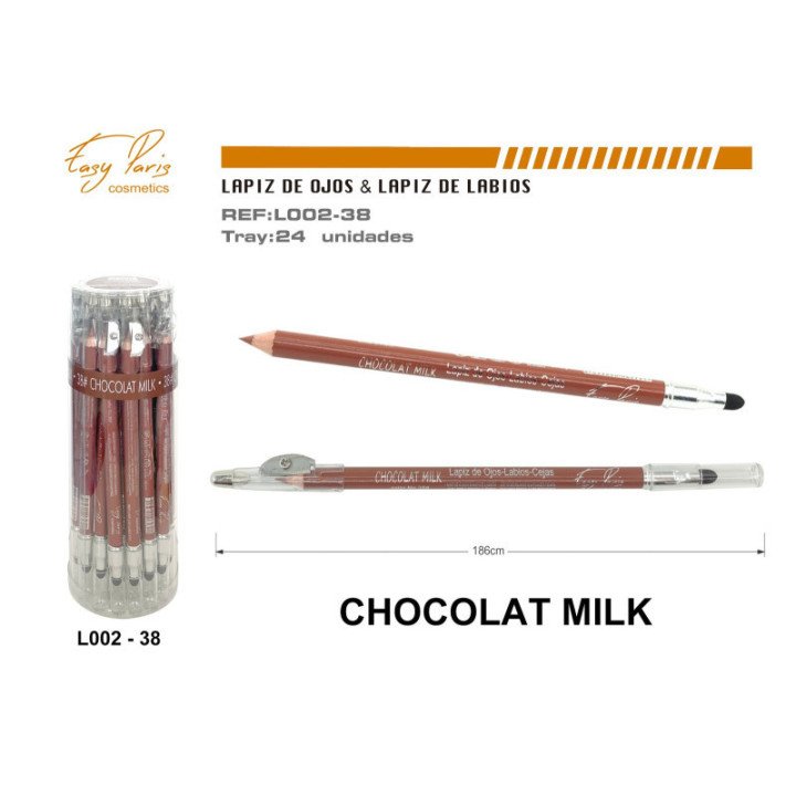 L002-38 : LAPIZ DE LABIOS CHOCOLAT MILK 288/U