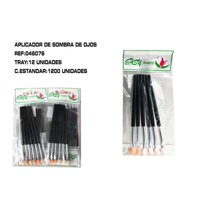 046076 : APLICADOR DE SOMBRA 11.5CM 12/U  1200/C