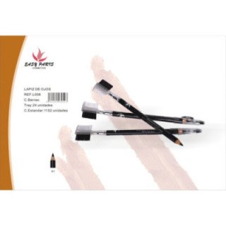 L006-01 : LAPIZ MADERA+PEINE+SACAPUNTA NEGRO 288/U