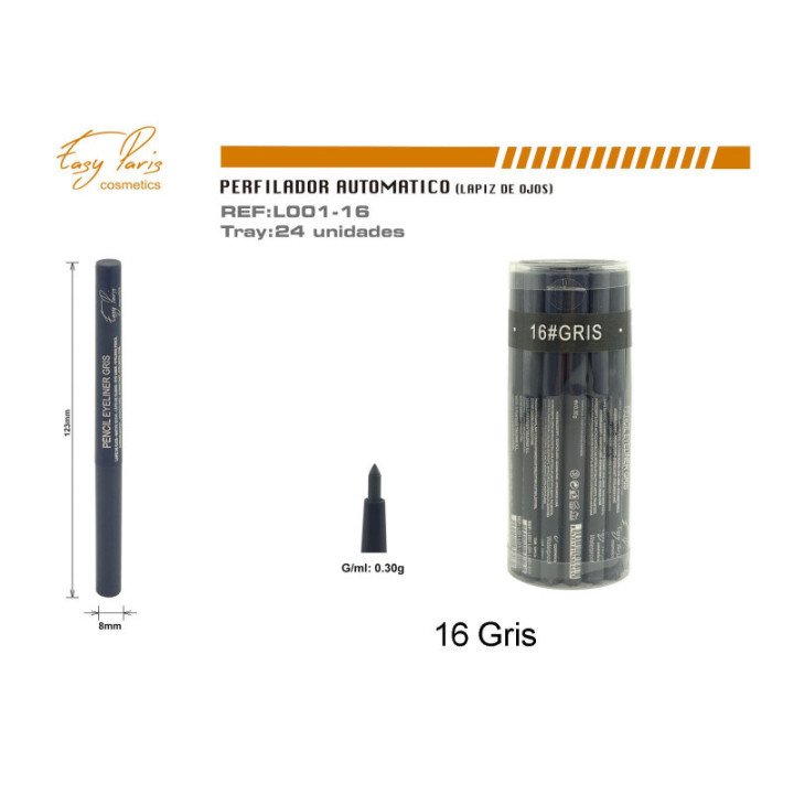 L001-16 : PERFILADOR DE OJOS AUTOMATIC GRIS 288/U