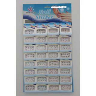 041293 : PEGATINAS DE UÑAS CON PIEDRAS 32/U
