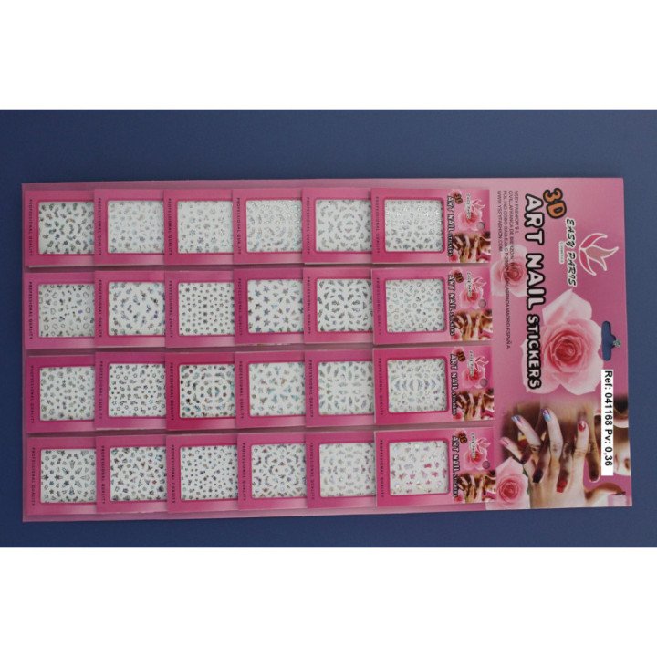 041168 : PEGATINA DE UÑAS 24/U