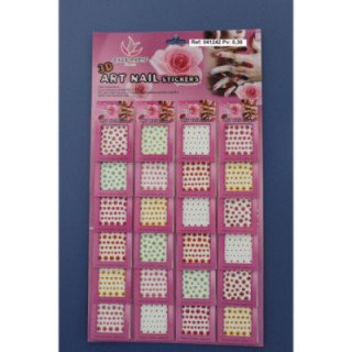 041242 : PEGATINAS DE UÑAS 24/U