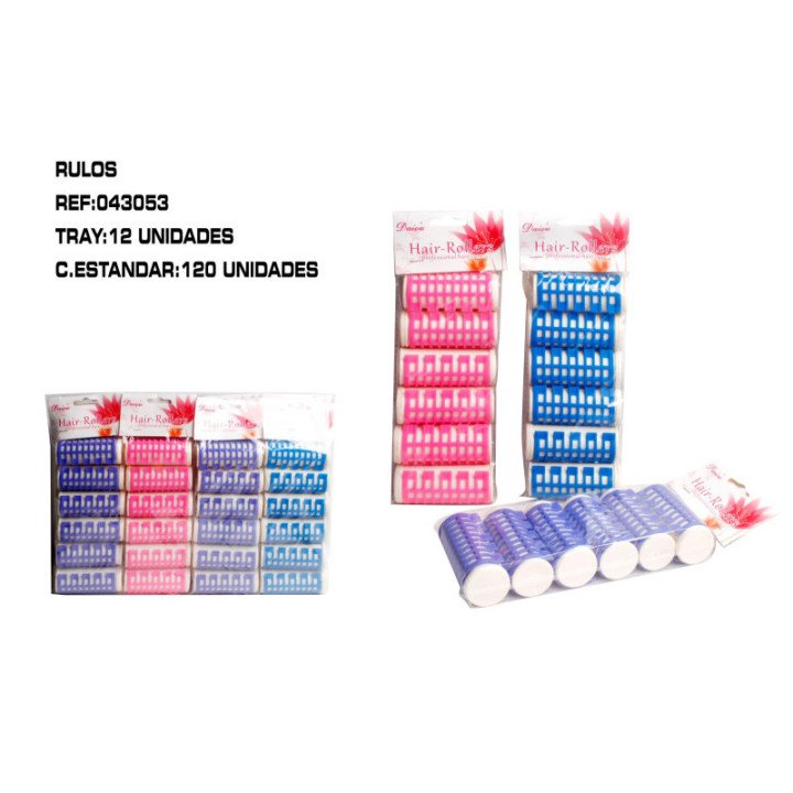043053 : RULOS AGUA CALIENTE 2.8CM 6/U 120/C