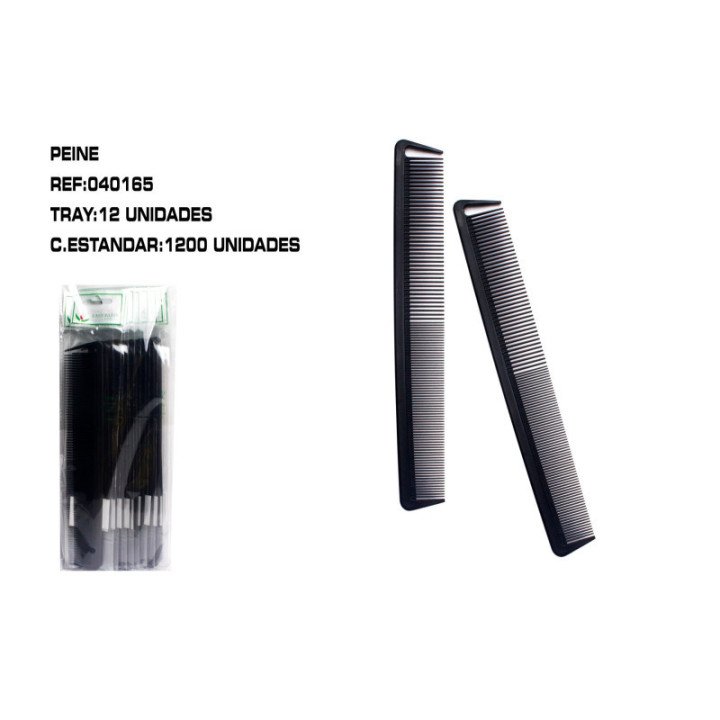 040165 : PEINE NEGRO 12/U 1200/C