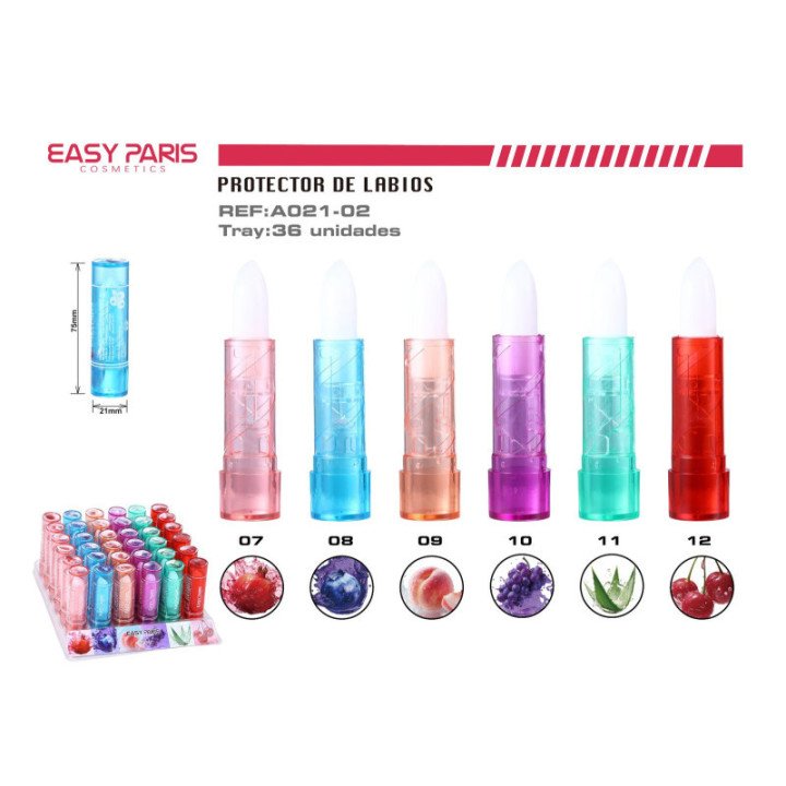 A021-02 : PROTECTOR LABIAL AROMA FRUTAS 432/U