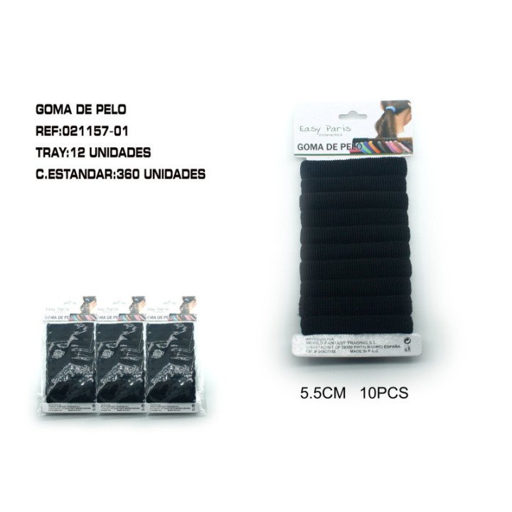 021157-01 : GOMA DE PELO 12/U