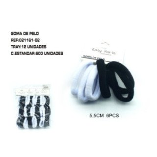 021161-02 : GOMA DE PELO 5.5CM 12/U