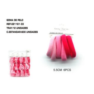 021161-03 : GOMA DE PELO 5.5CM 12/U