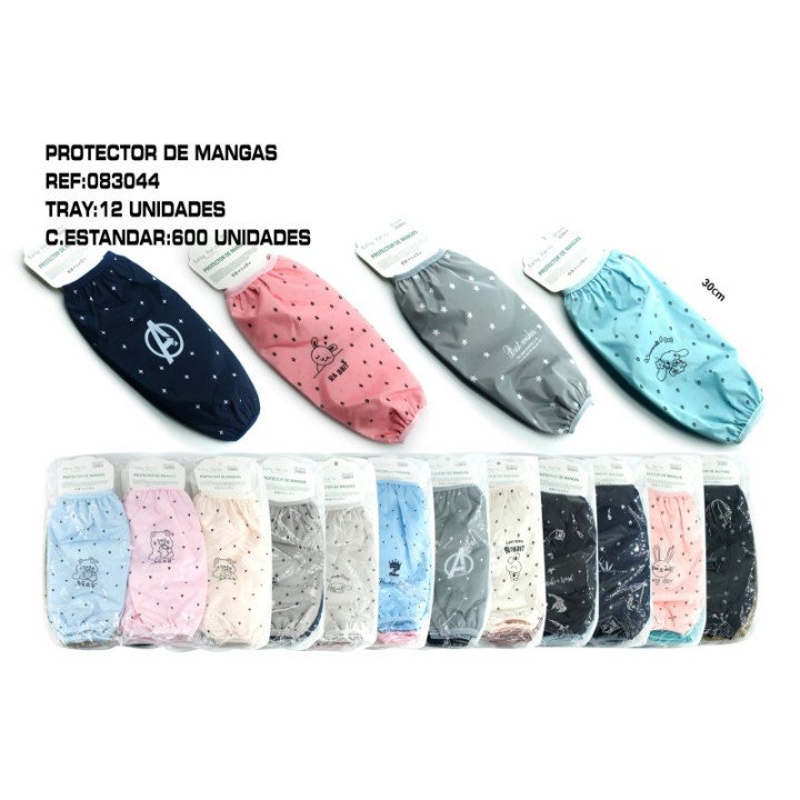 083044 : CUBRE MANGAS COL.SURTIDO 30*17CM 12/P