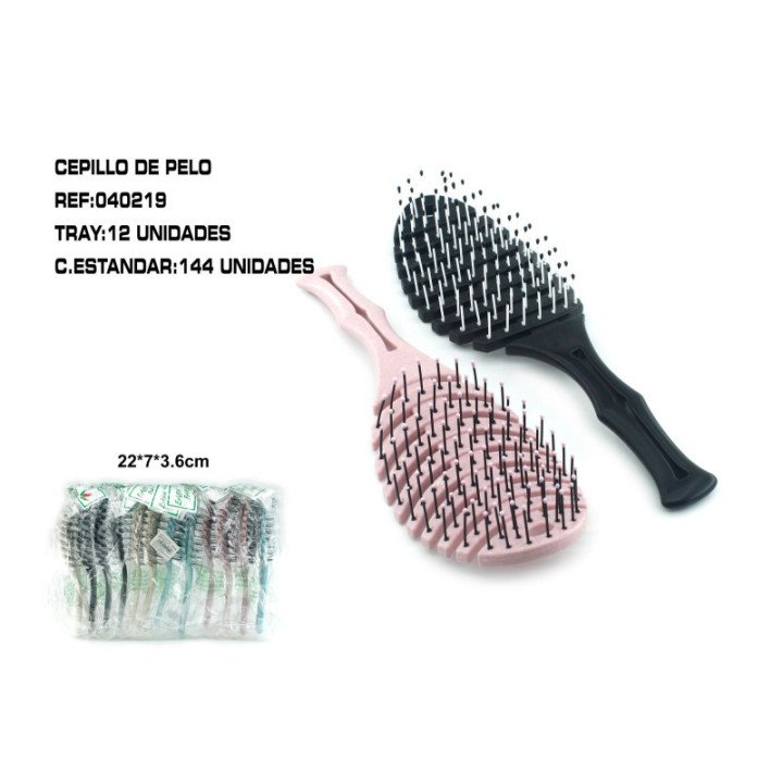 040219 : CEPILLO ANTIENREDOS 22*7*3.6CM 144/U