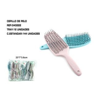 040222 : CEPILLO ANTIENREDOS 23*7*3.6CM 144/U