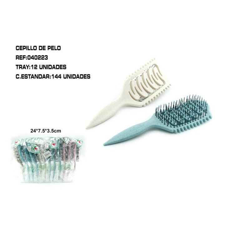 040223 : CEPILLO ANTIENREDOS 24*7.5*3.5CM 144/U
