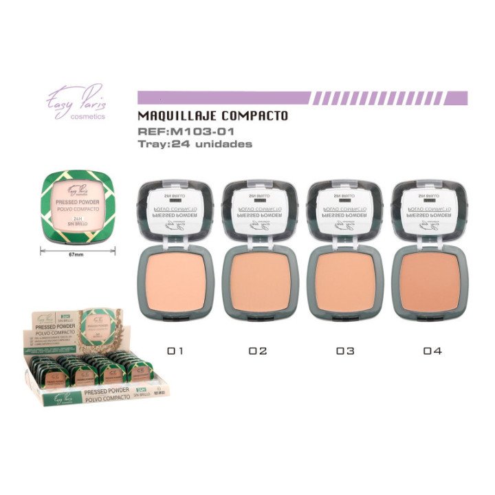 M103-01 : POLVO COMPACTO 24H 288/C