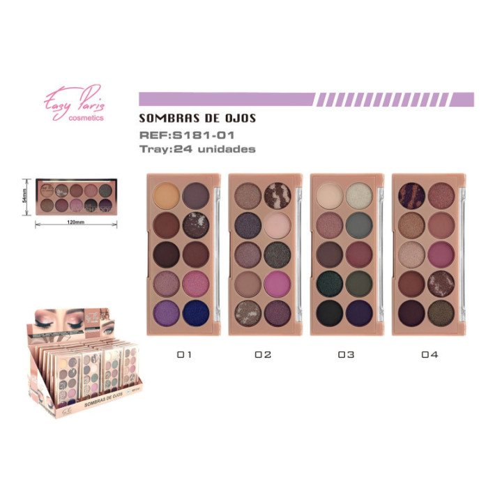 S181-01 : PALETA S.DE OJOS 24/U 288/C
