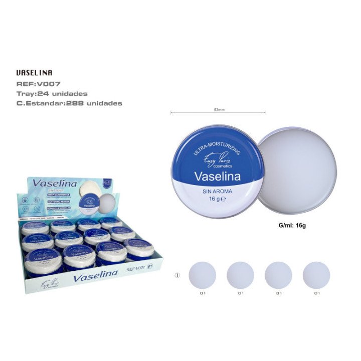 V007-01 : VASELINA SIN AROMA 288/U