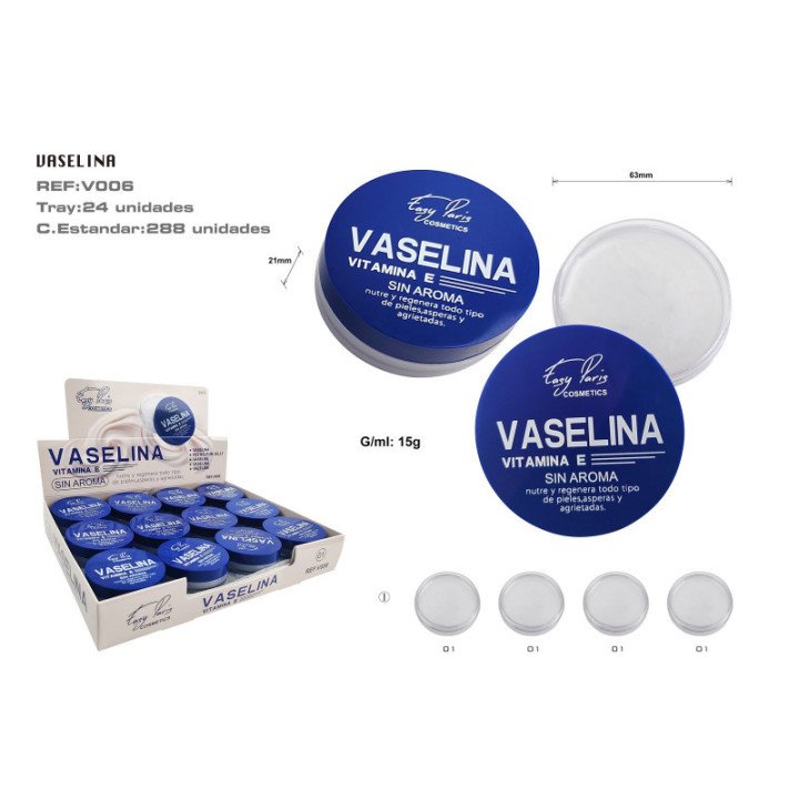 V006-01 : VASELINA+VIT E SIN AROMA 288/U