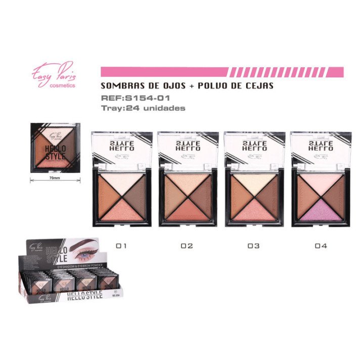 S154-01 : S.DE OJOS+POLVO DE CEJAS 24/U 288/C