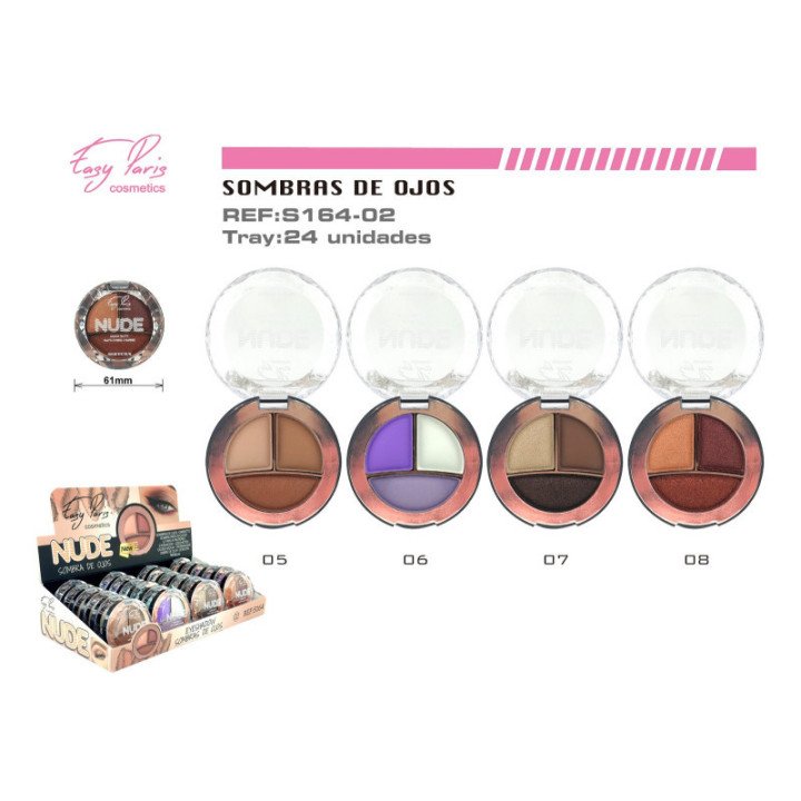 S164-02 : SOMBRA DE OJOS 3 COLORES 288/U