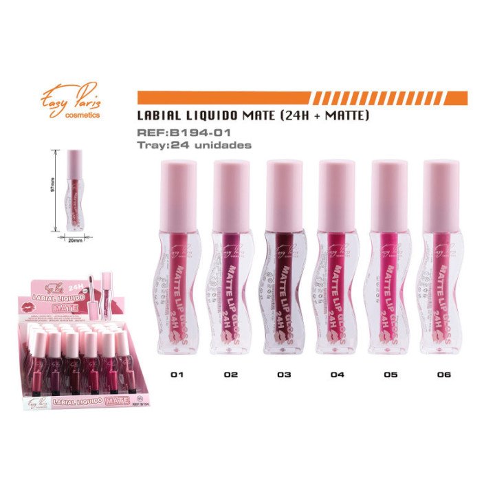 B194-01 : LIQ. LABIAL MATE FIJO 288/C