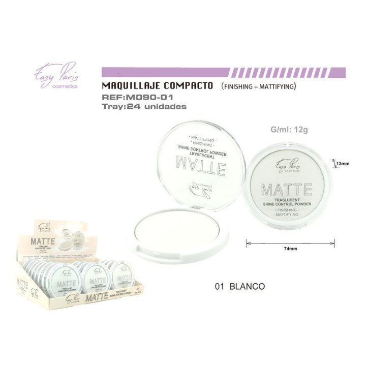 M090-01 : MAQ.TRANSLUCIDO MATTE FIJADOR 288/U